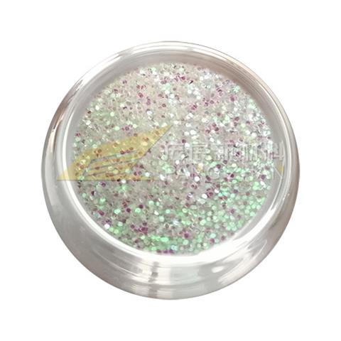 白七彩金葱粉 C03